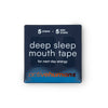 Box of active humans deep sleep mouth tape on a white background