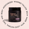 A black jar of Whipped Tallow Balm by Softskin Co