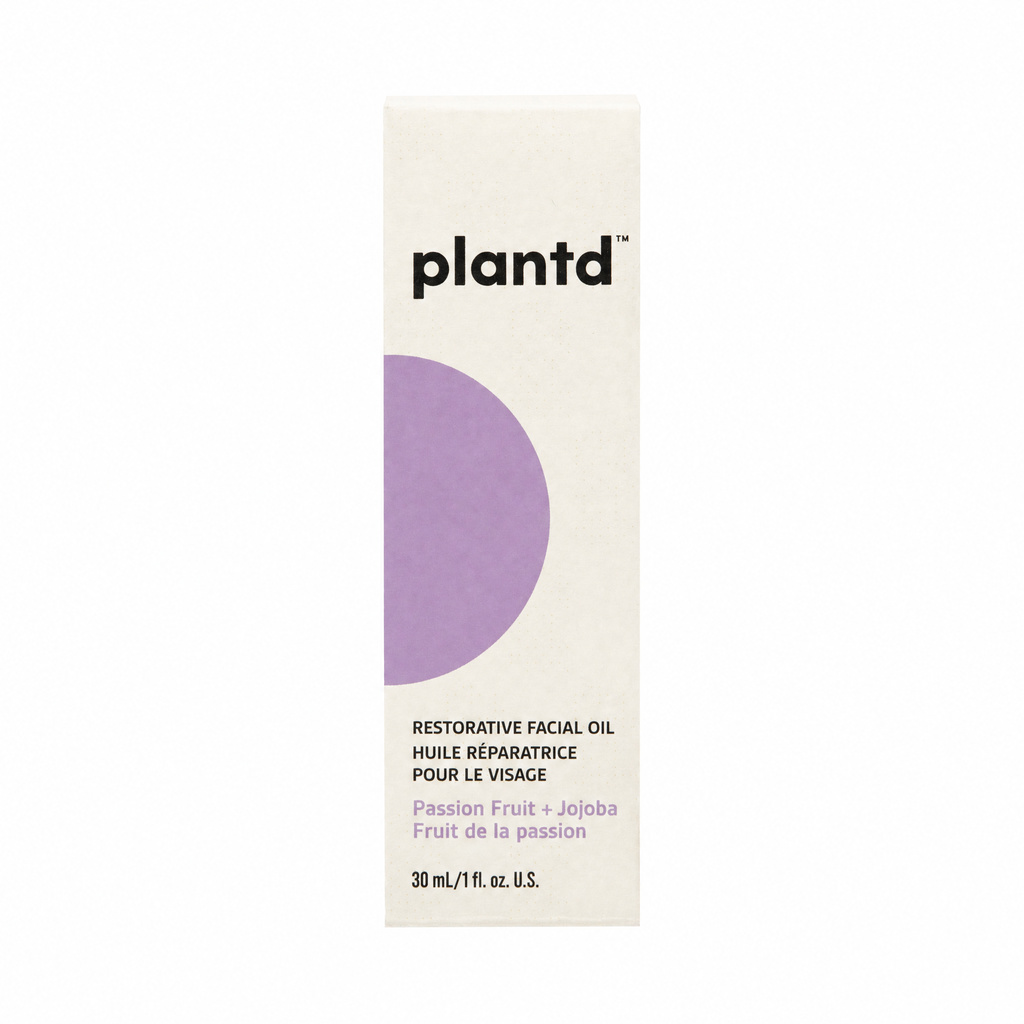 Plantd restorative facial oil box